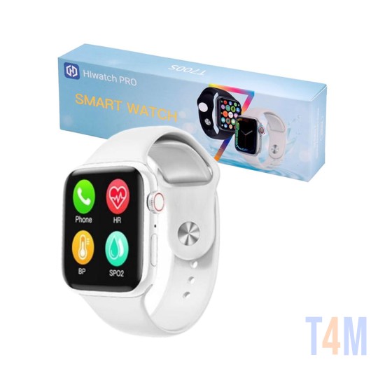 Smartwatch Hiwatch Pro T700s Series 7 Bluetooth Call Body Fit Heart Rate Monitor Tracker White